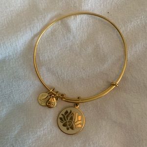 Alex & Ani lotus bracelet